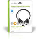 Nedis - Stereo On-Ear Headset - Bluetooth - Zwart - Inclusief USB-C Kabel