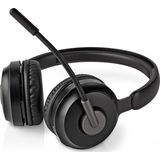 Nedis - Stereo On-Ear Headset - Bluetooth - Zwart - Inclusief USB-C Kabel