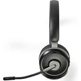 Nedis - Stereo On-Ear Headset - Bluetooth - Zwart - Inclusief USB-C Kabel