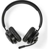 Nedis - Stereo On-Ear Headset - Bluetooth - Zwart - Inclusief USB-C Kabel