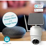 Nedis SmartLife Outdoor Camera | Wi-Fi | Full HD 1080p | Pan Tilt | IP65 | Max. Battery Life: 5 Months | Cloud Storage (optional) / microSD (not included) | 5 V DC | with Motion Sensor