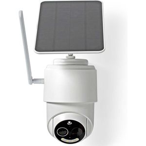 Nedis SmartLife 4G PTZ Camera voor buiten met zonnepaneel en batterij