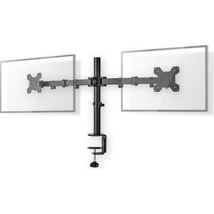Nedis - Bureaubeugel - Voor 2 Monitoren - Tot 32 Inch - Full Motion