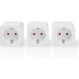 SmartLife Slimme Stekker - Wi-Fi - Energiemeter - 3680 W - Type F (CEE 7/7) - 0 - 55 °C