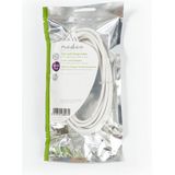 Lightning - USB-A Kabel - Wit - 3 Meter - Geschikt voor Apple Apparaten