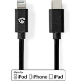 Apple - Lightning Kabel - USB 2.0 - 1.00 m - Vernikkeld