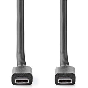 USB-C Kabel - USB 3.2 Gen 2x2 - 100W PD - 1 meter - Zwart