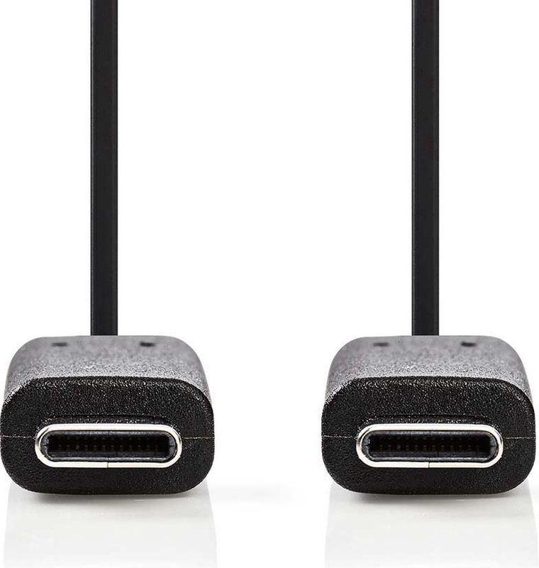 Nedis - USB-C Kabel - Zwart - 3 Meter - PD 60W - 4K 60Hz