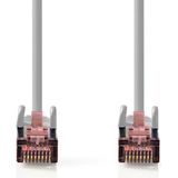 NEDIS Cat 6 kabel | RJ45 (8P8C) stekker | RJ45 (8P8C) stekker | SF/UTP | 5,00 m | rond | PVC LSZH | grijs | plastic zak