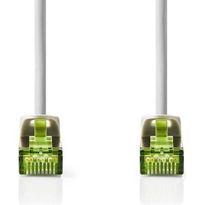 Nedis CAT7 Netwerkkabel | PiMF | RJ45 Male | RJ45 Male | 15.0 m | Snagless | Rond | LSZH | Grijs | Label - CCGL85420GY150