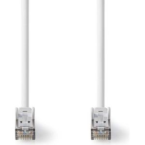 Nedis CCGL85520WT10 CAT8.1-Kabel S/FTP RJ45 netwerkkabel Wit 1 m
