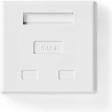 Nedis - Netwerk Uitvoerdoos - CAT6 - STP - 2x RJ45 - Wit - ABS