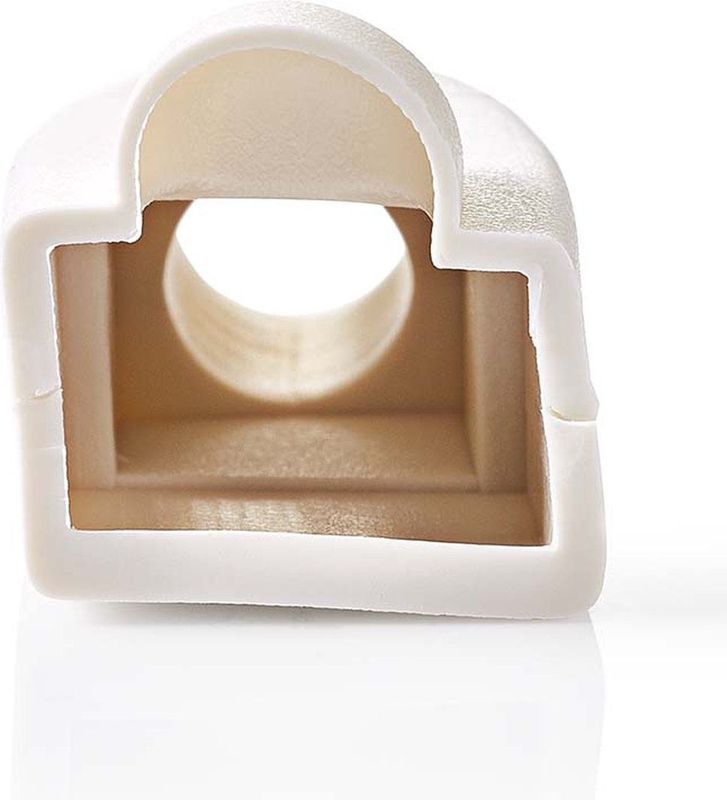 RJ45 Tule - 10 Stuks - Wit - Geschikt voor Netwerk Kabels tot 6mm
