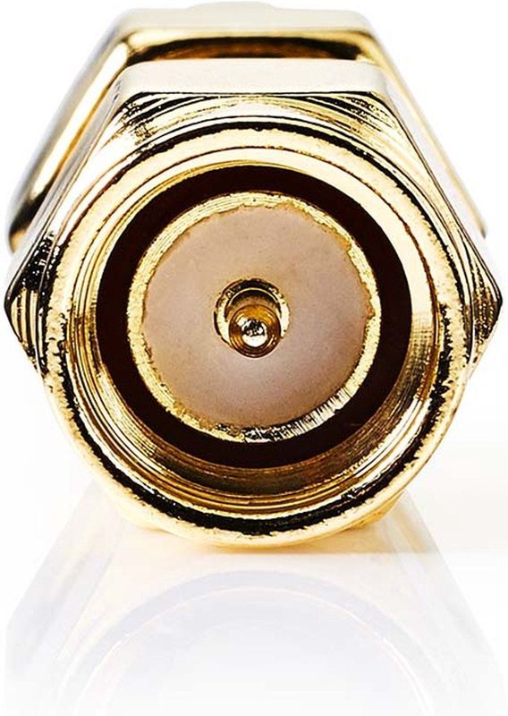 Nedis - RP-SMA naar SMA Adapter - Goud - 50 Ohm - 2 Stuks