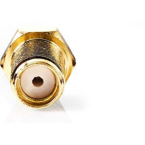 SMA-Connector | Recht | Female | Verguld | 50 Ohm | Krimp | Diameter kabelinvoer: 2.55 mm | Metaal |