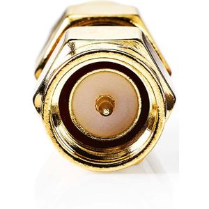 Nedis SMA-Adapter | SMA Male | SMA Male | Verguld | 50 Ohm | Recht | Koper | Goud | 2 Stuks | Doos - CSGB02941GD