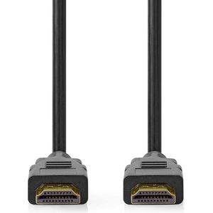 NEDIS Ultra High Speed HDMI™-kabel, HDMI™-connector, HDMI™-aansluiting, 8K @60Hz, 48 Gbit/s, 3,00 m, rond, 6,7 mm, zwart, label