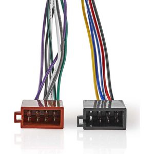 ISO kabel geschikt voor Sony autoradio - 30x12mm - Diverse CDX en MDX - 16-pins - 0,15 meter