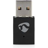 Nedis - Netwerkdongle - Wi-Fi N300 - Zwart - USB2.0 - 300 Mbps