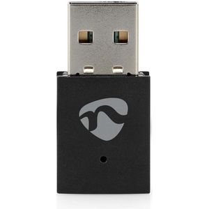Nedis - Netwerkdongle - Wi-Fi N300 - Zwart - USB2.0 - 300 Mbps