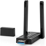 Nedis - USB-A - WLAN / Wi-Fi Dongle - Dual Band AC1200 - 1200 Mbps
