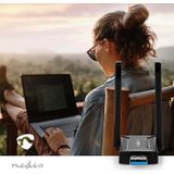 Nedis - USB-A - WLAN / Wi-Fi Dongle - Dual Band AC1200 - 1200 Mbps