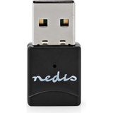 Nedis - Netwerkdongle - Wi-Fi - Zwart - USB 2.0 - AC600