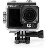 Nedis Action Cam | 4K@30fps | 16 MPixel | Wasserdicht bis: 30.0 m | 90 min | Wi-Fi | App erhältlich für: Android™ / IOS | Inkl. Halterung | Schwarz