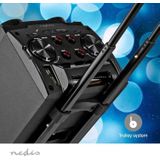 Nedis Bluetooth Party Speaker - Maximale batterijduur: 6.5 uur - 120 W - Handgreep - Feestverlichting - Equalizer - Zwart