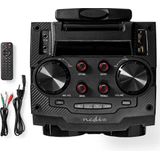 Nedis - SPPT800BK - Bluetooth Luidspreker - Zwart - Houten Behuizing