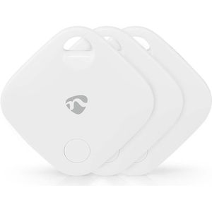 Bluetooth Smart Tag - Geschikt voor Apple 'Find My'-app - Op batterij - Wit - 3 stuks