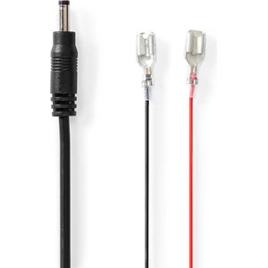 Nedis - Stroomkabel - DC Female - 2.00 m - Koper - Zwart