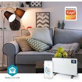 Nedis SmartLife Convectorkachel - Wi-Fi - 2000 W - 3 Warmte Standen - LCD - 5 - 37 °C - Instelbare thermostaat - Wit