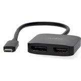 Nedis Usb-c™ Adapter Fresh Green Box Usb 3.2 Gen 1 - Usb-c™ Mannelijk 0,20m Zwart