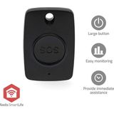 Nedis - Zigbee 3.0 Paniekknop - Zwart - Draagbaar - Directe Hulp