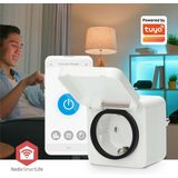 Nedis - Smart Zigbee Stekker - IP44 - Energiemeter - 3680 W