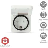 Nedis - Smart Zigbee Stekker - IP44 - Energiemeter - 3680 W