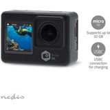 Nedis - ACAM71BK - Action Cam - Zwart - HD-5K Resolutie