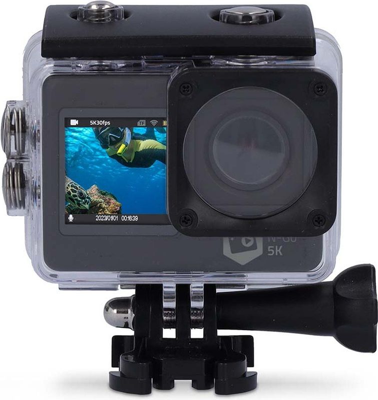 Nedis - ACAM71BK - Action Cam - Zwart - HD-5K Resolutie