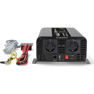 Omvormer Pure Sinusgolf - 24 V DC - 1000 W