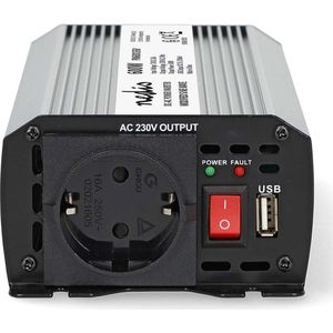 Nedis - Stroomomvormer - 12V naar 230V - 600W - Gemodificeerde Sinus