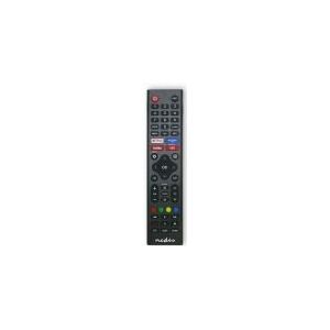 Vervangende Afstandsbediening | Geschikt voor: Hi-Sense | Voorgeprogrammeerd | 1 Apparaat | Amazon Prime / Disney + Button / Netflix Knop / Rakuten TV Button | Infrarood | Zwart