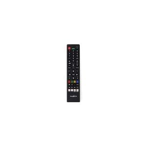 Nedis Vervangende Afstandsbediening | Geschikt voor: Panasonic / Sharp | Voorgeprogrammeerd | 1 Apparaat | Amazon Prime / Disney + Button / Netflix Knop | Zwart - TVRC45PASHBK