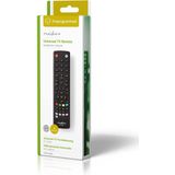 Nedis - Universele Afstandsbediening - Infrarood - Zwart - Voor 4 Apparaten