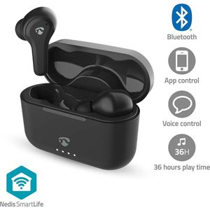 Nedis - HPBT2475BK - In-ear Draadloos - Zwart - Hybride Ruisonderdrukking