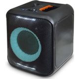 Nedis Bluetooth Party Speaker - Maximale batterijduur: 5 uur - 150 W - Handgreep - Feestverlichting - Koppelbaar - Equalizer - Oranje / Zwart