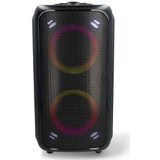 Nedis Bluetooth Party Speaker - Maximale batterijduur: 5 uur - 240 W - Handgreep - Feestverlichting - Equalizer - Oranje / Zwart