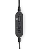 Nedis - PC-Headset - In-Ear - Zwart - USB Type-A / USB Type-C - Inklapbare Microfoon