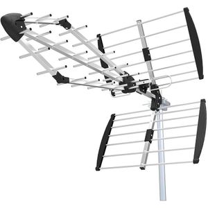 Nedis Buitenantenne | UHF | Ontvangstbereik: =50 km | LTE700 | Versterking: 13.5 dB | 75 Ohm | Antenne lengte: 1085 mm | ABS / Aluminium - ANOR1000ME