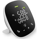 Nedis - SmartLife Luchtkwaliteitsmonitor - Wit - Inclusief Display